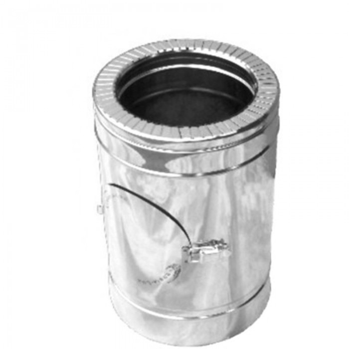 Ревизия дымоходная нерж/нерж Версия Люкс D-125/200 мм 0,8 мм